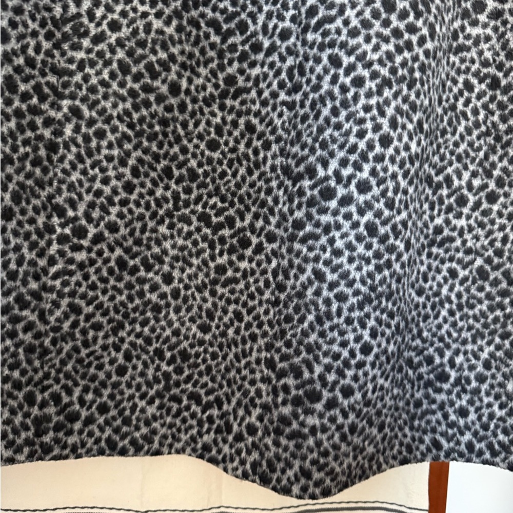 Maje Black and Gray Patterned Trench Coat - Picture 11 of 14